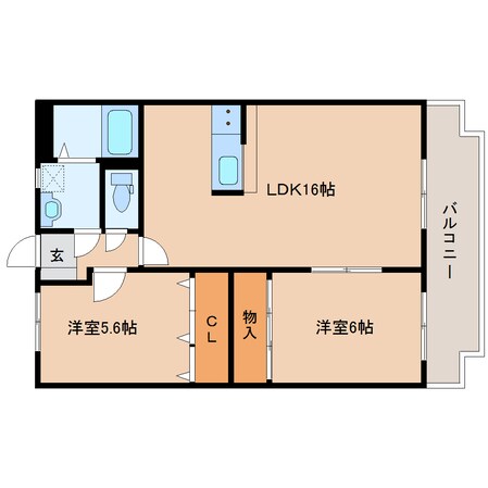 大和八木駅 徒歩11分 1階の物件間取画像